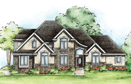 Custom Home Plan Birmingham Michigan