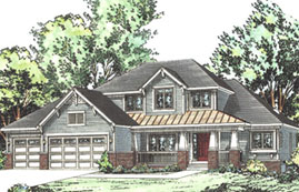 Custom Home Plan Birmingham Michigan