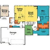 Custom Home Plan Birmingham Michigan