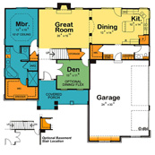 Custom Home Plan Birmingham Michigan