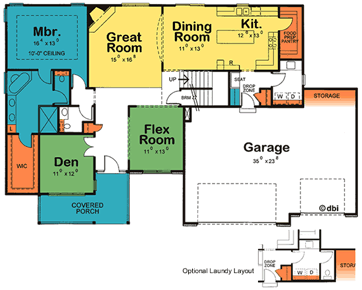 Bloomfield Mi New Construction liveability Floor Plan